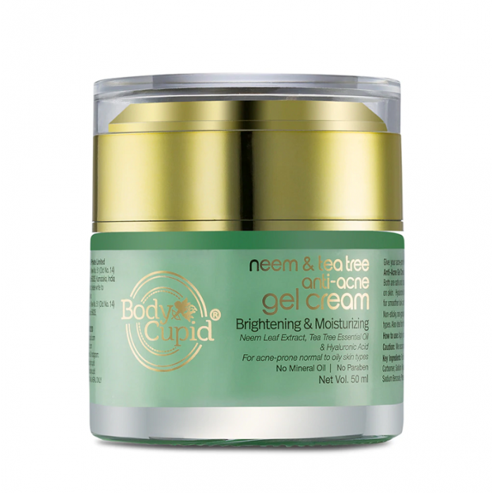 Body Cupid Neem & Tea Tree Anti-Acne Gel Cream 50ml