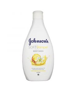 Johnson's Soft Pamper Body Wash 400ml