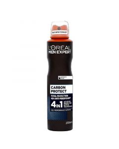 L'oreal Men Expert Carbon Protect Deo Spray 48HR 4 In 1 Total Protection 250ml