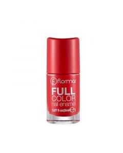 Flormar Full Color Nail Enamel - 08 Optimistic Red
