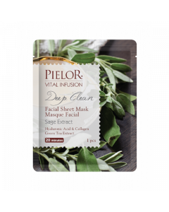 Pielor Vital Infusion Deep Clean Sage Extract Facial Mask