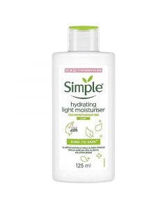 Simple Kind to Skin Vitamin Goodness Hydrating Light Moisturiser Face Cream Woman 125 ML