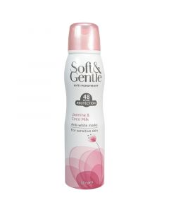 Soft & Gentle Jasmine & Coco Milk Anti-Perspirant Deo Spray Women 150 ML