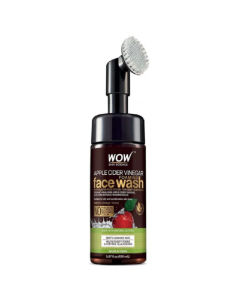Wow Apple Cider Vinegar Foaming Face Wash With Built Face Brush