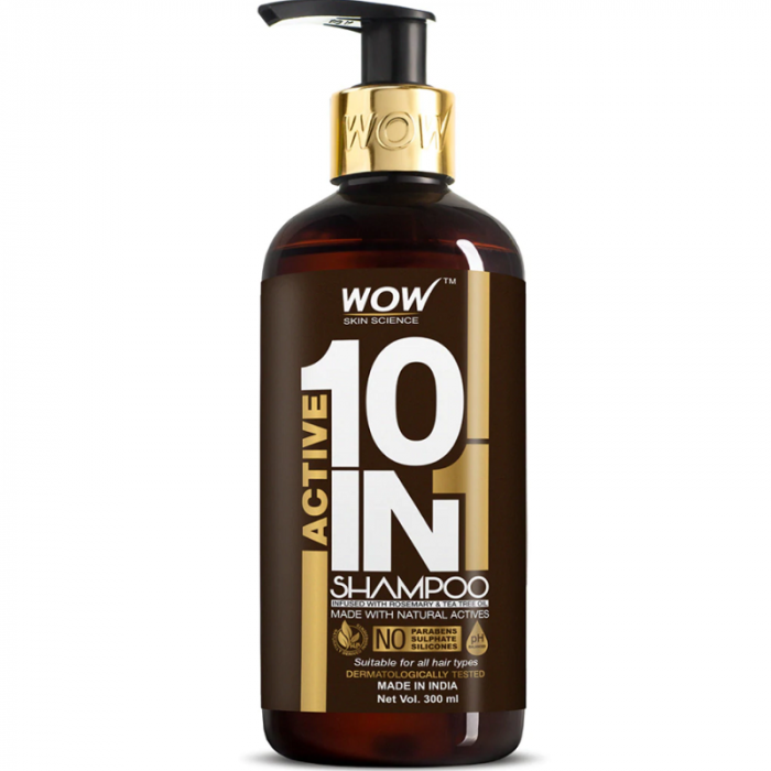 Wow 10 In1 Active Shampoo 300ml