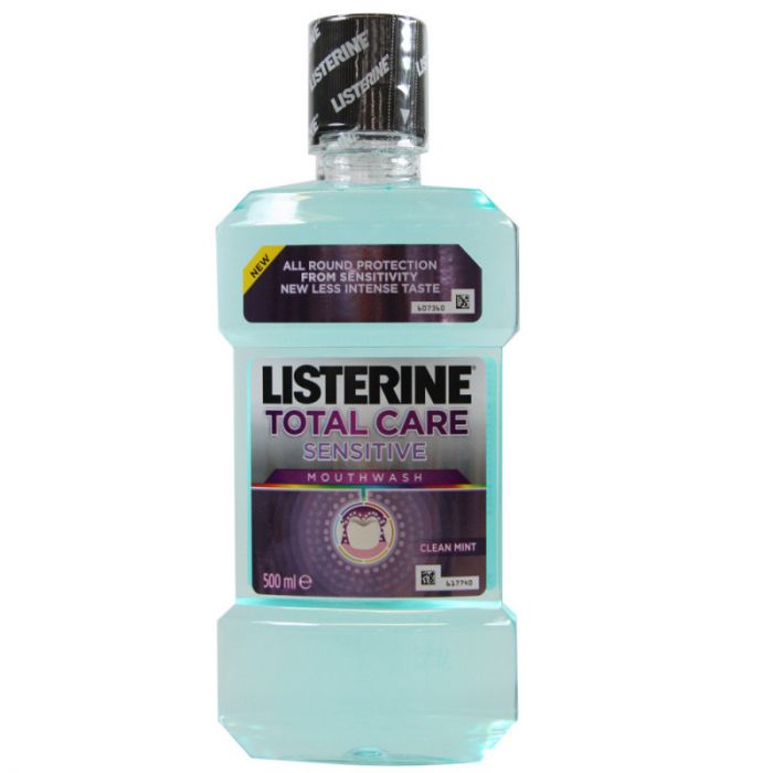 Listerine Total Care Sensitive Mild Mint Mouthwash 500ml