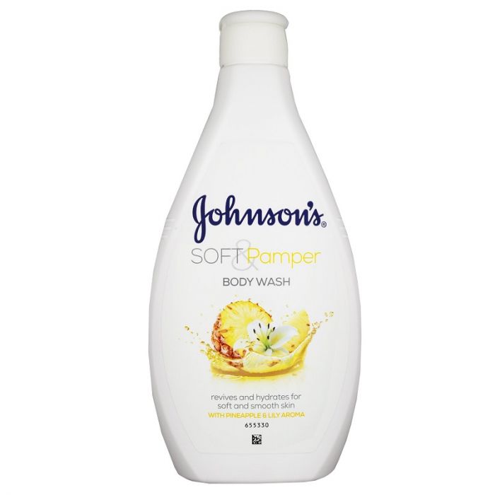 Johnson's Soft Pamper Body Wash 400ml