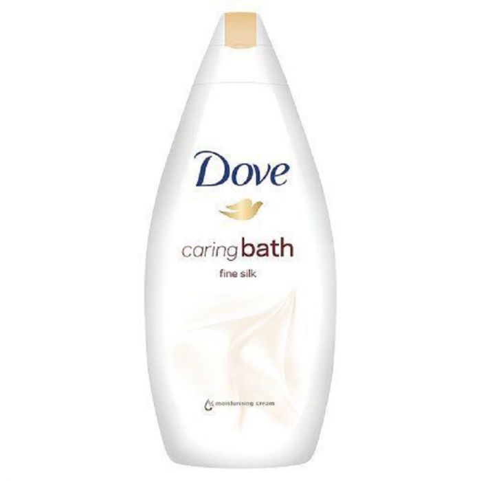 Dove Fine Silk Caring Cream Bath Unisex 500 Ml