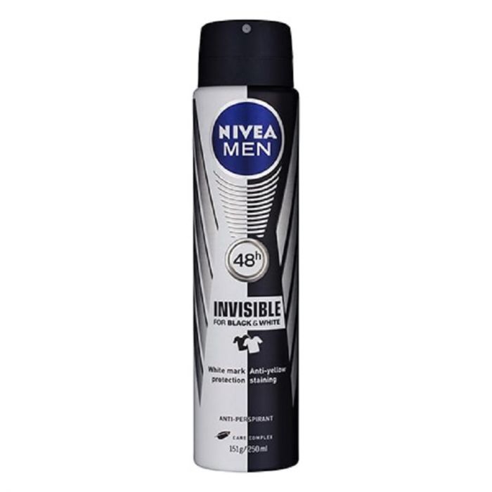 Nivea Men Black & White Invisible Original Body Spray 250ml