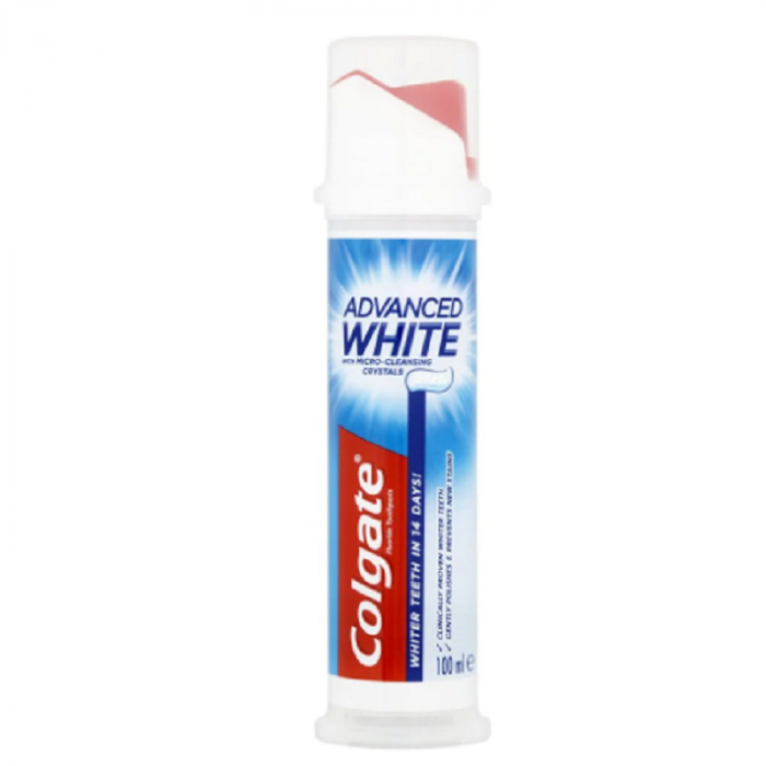 Colgate Total Advanced Whitening Pump Toothpaste 100ml