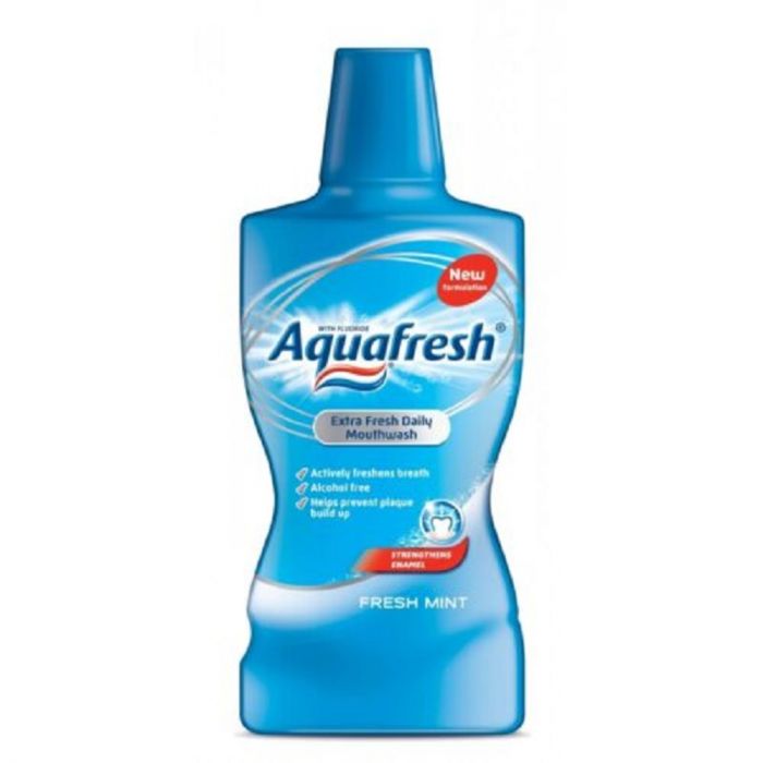 Aquafresh Fresh Mint Extra Fresh Daily Mouthwash 500ml