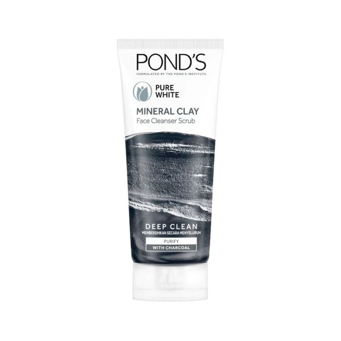 Pond's Pure White Mineral Clay Face Scrub 90g