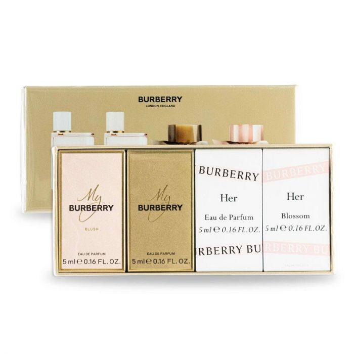 Burberry Travel Exclusive Miniature Gift Set For Her - 4pcs x 5ml