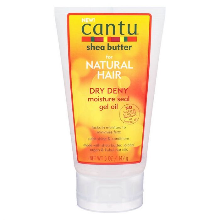 Cantu Shea Butter Natural Hair Dry Deny Moisture Seal Gel Oil 142G