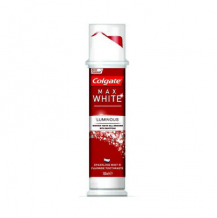 Colgate Max White Luminous Pump Toothpaste 100ml