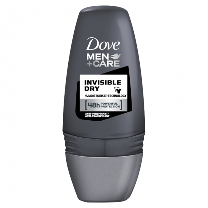 Dove Invisible Dry Men Care 48h Anti Perspirant Roll On 50ml