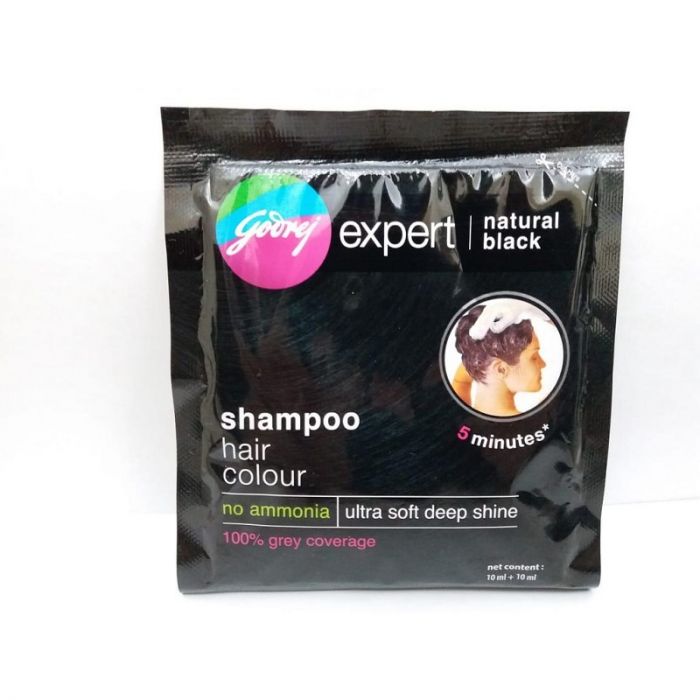 Expert Natural Black Hair Colour Shampoo 10ml