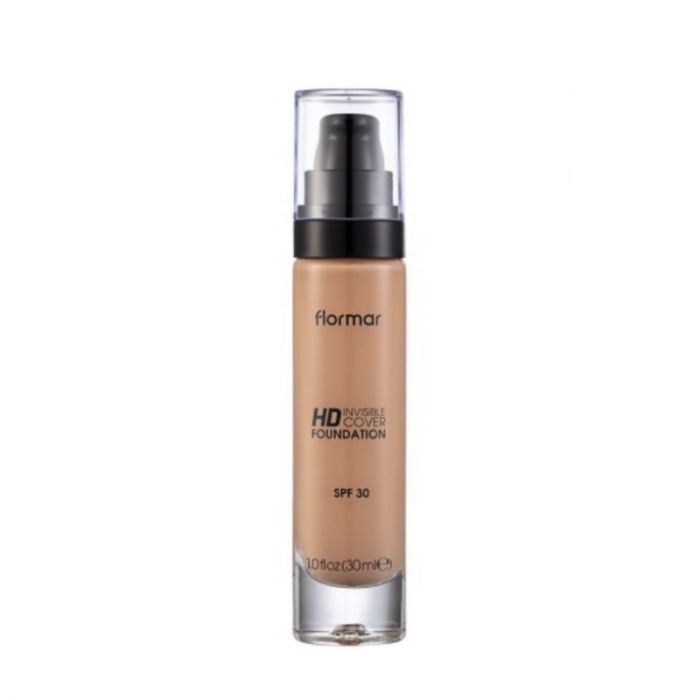 Flormar Invisible Cover HD Foundation - 100 Medium Beige