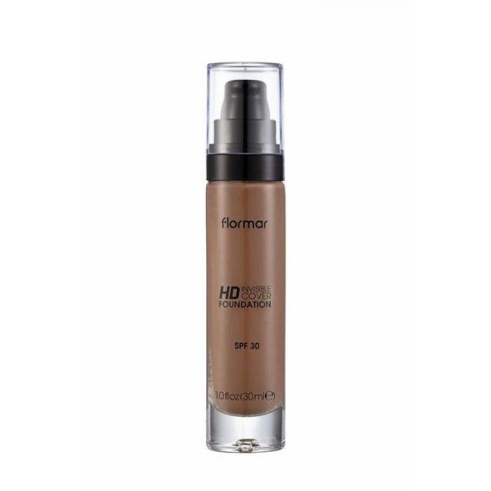 Flormar Invisible Cover HD Foundation - 150 Dark Caramel