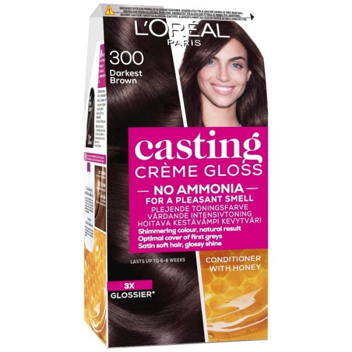 L'Oreal Casting 300 Darkest Brown Hair Color 21G