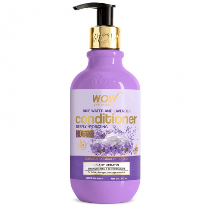 Wow Rice Water And Lavender Deeply Nourishing Conditioner 300ml