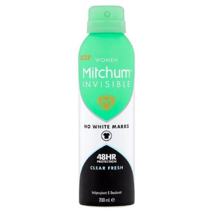 Mitchum Clear Fresh 48H Protection No White Marks Women Body Spary 200ml