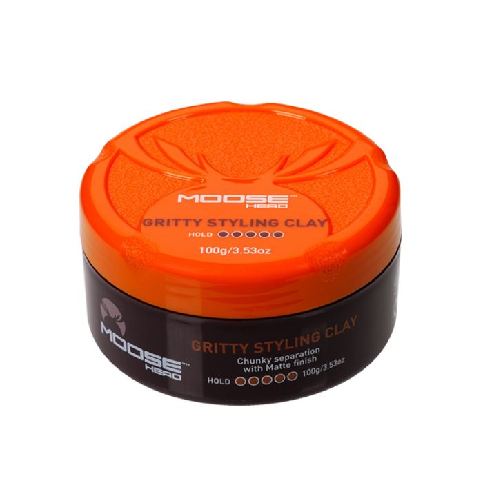 Moose Head Gritty Styling Clay With Matte Finish Wax 100g