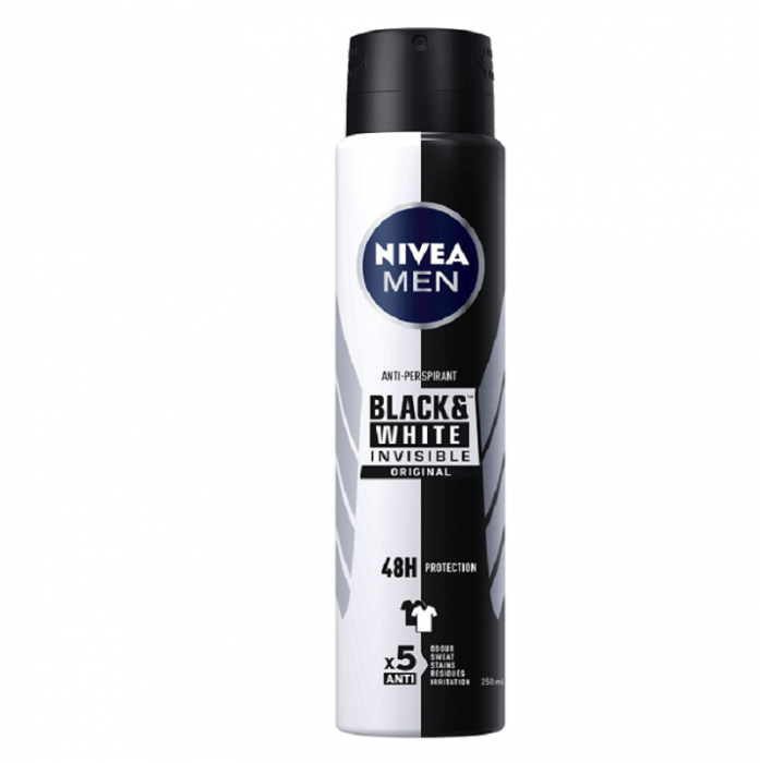 Nivea Black & White Invisible Original Body Spray 250ml