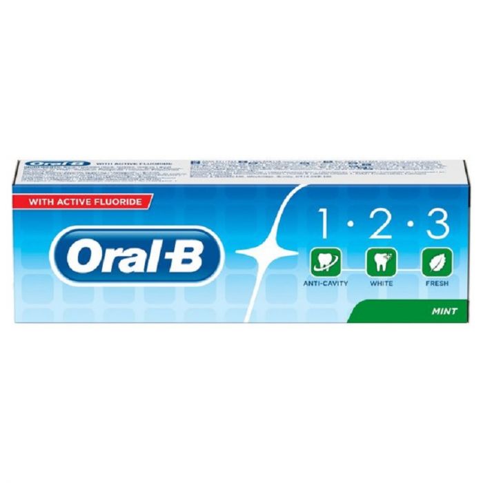Oral-B Mint 1.2.3 With Active Fluoride Toothpaste 100ml