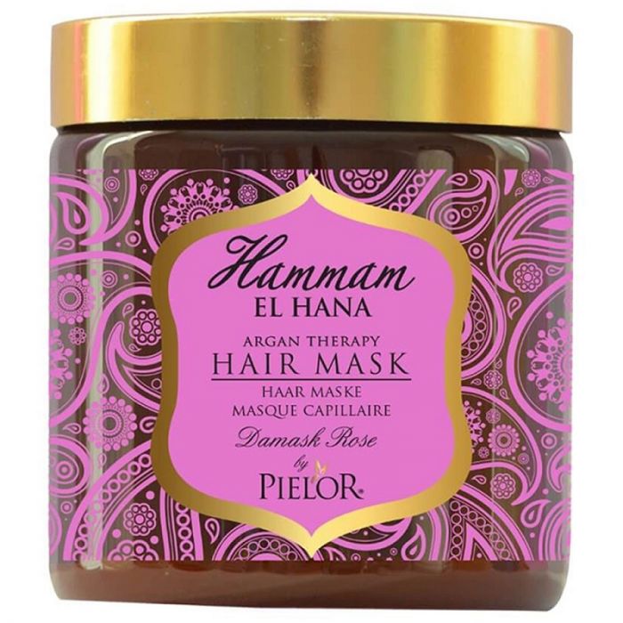 Pielor Hammam El Hana Argan Therapy Damask Rose Hair Mask - 500 ml