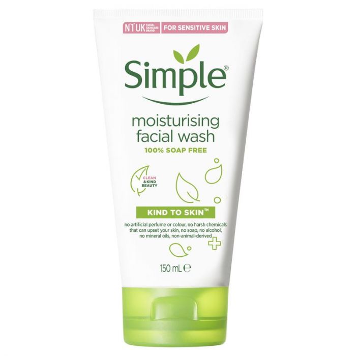 Simple Kind to Skin Vitamin Goodness Moisturising  Face Wash Woman 150 ML
