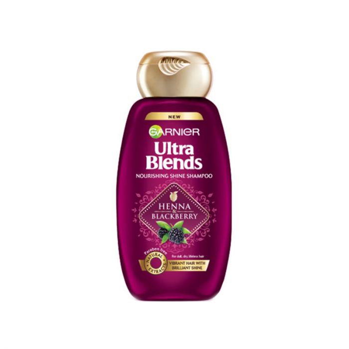 Garnier Ultra Blends Henna BlackBerry Nourishing Shine Shampoo 175ml