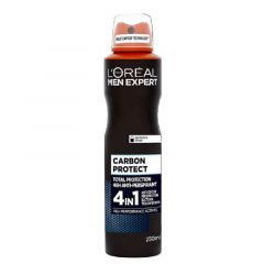 L'oreal Men Expert Carbon Protect Deo Spray 48HR 4 In 1 Total Protection 250ml