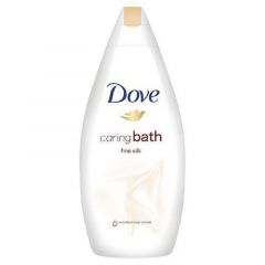 Dove Fine Silk Caring Cream Bath Unisex 500 Ml