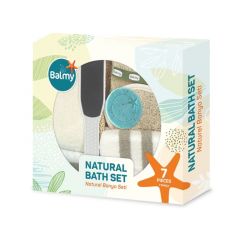 Balmy 7 Pieces Natural Bath Set