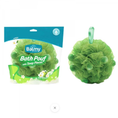 Balmy Olive Blossom Bath Pouf With Soap