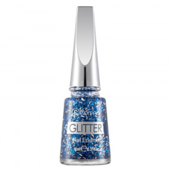 Flormar Glitter Nail Enamel - GL07 Sapphire shine