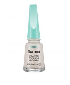 Flormar Breathing Color Nail Enamel - 002 Milk Foam