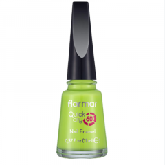 Flormar Quick Dry Nail Enamel - 43 Green First