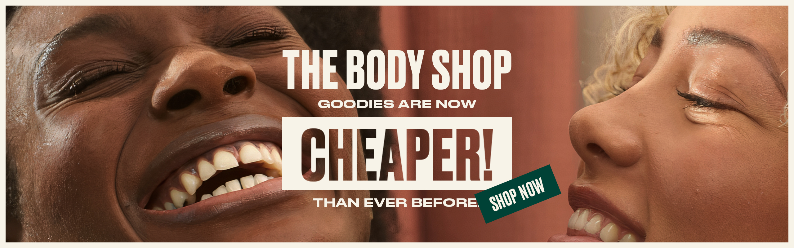 The Body Shop is now cheaper!